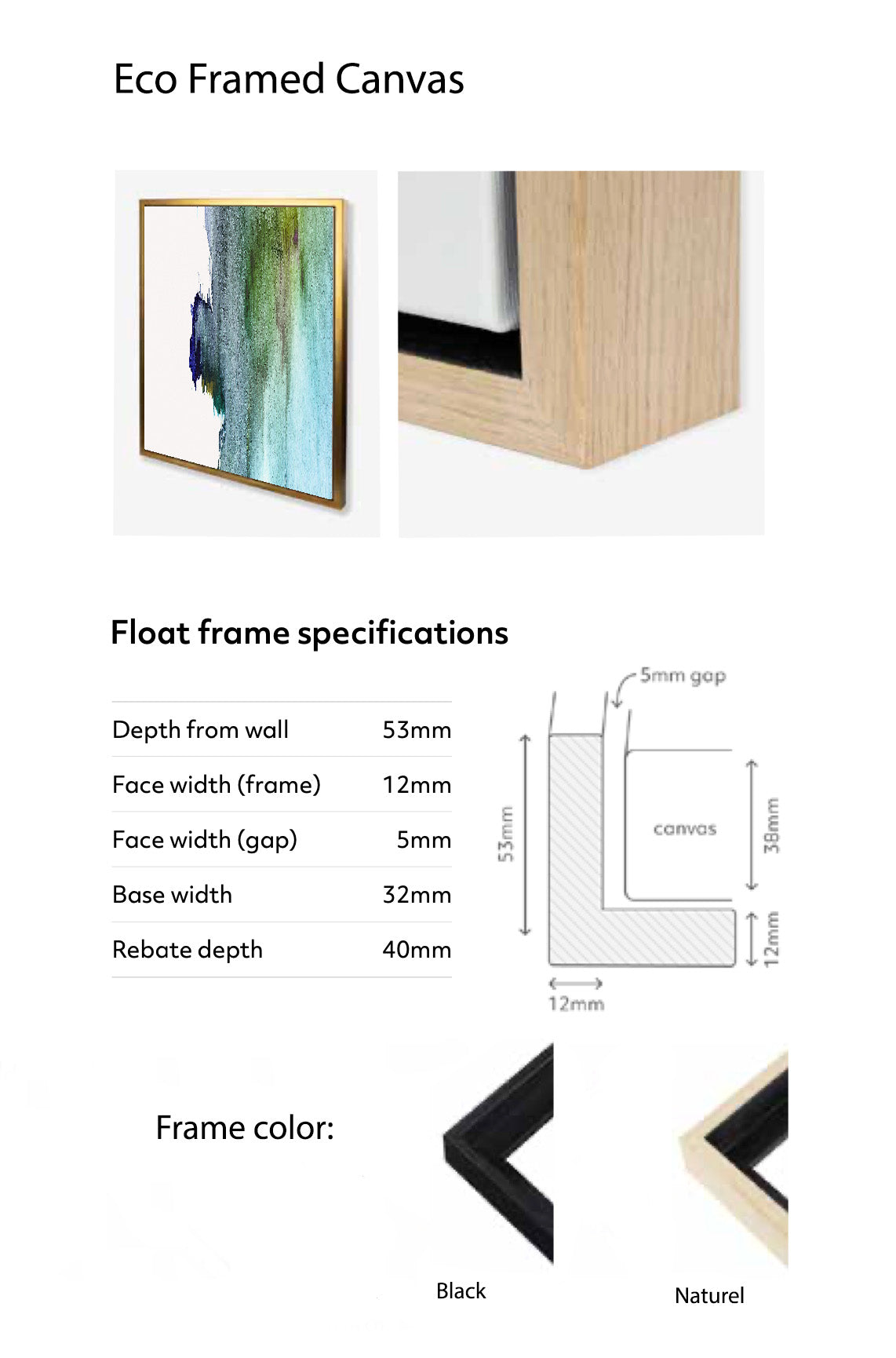 Misty Horizon Eco Canvas